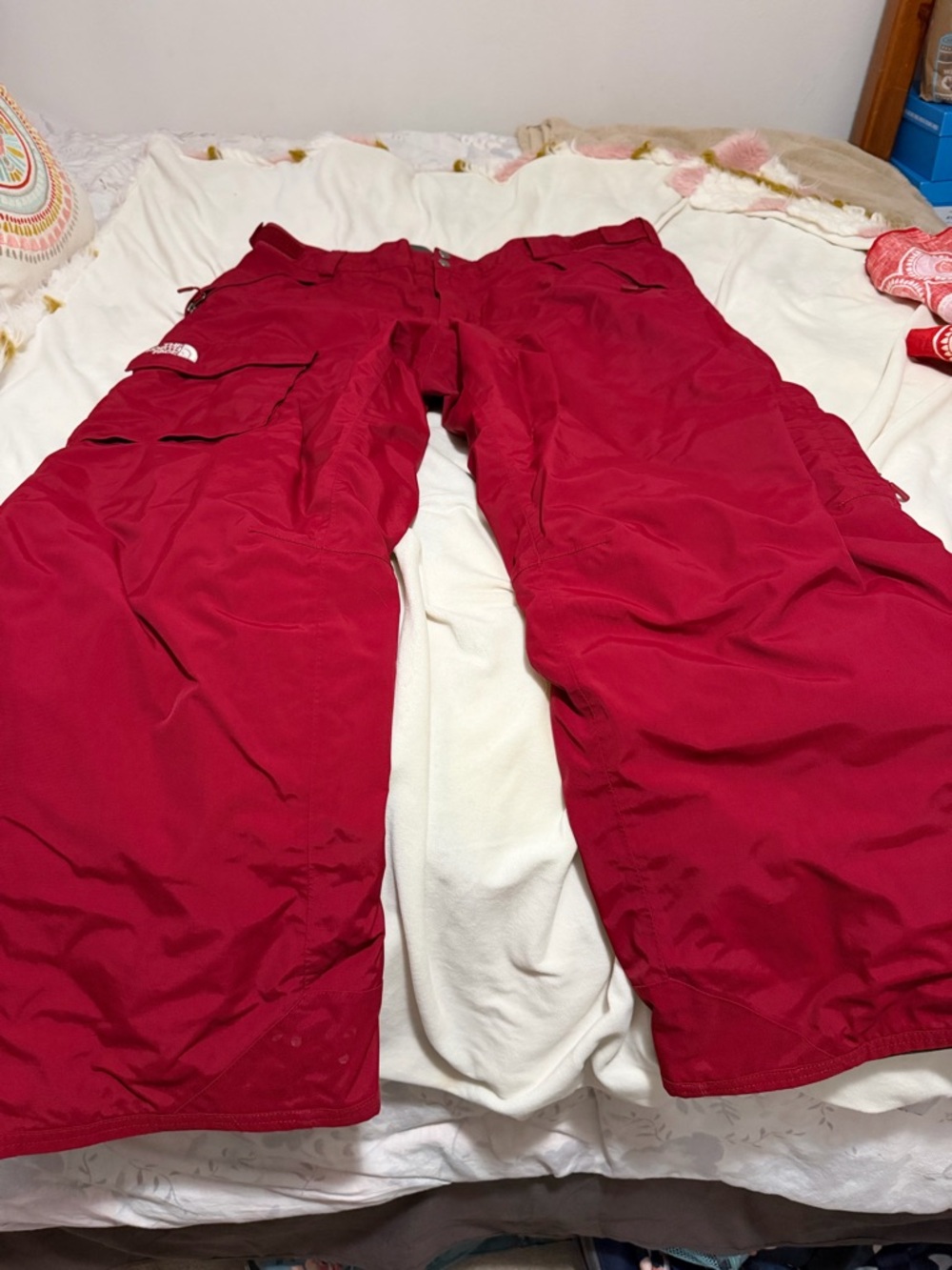 The North Face Crimson Red Insulated Snow Ski Pants XXL Men’s